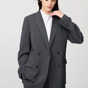 Uniqlo AirSense Double Jacket XXS Dark Gray Women